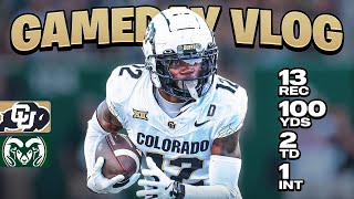 CSU QB CALLED TRAVIS HUNTER TOO SMALL AND THEN HE DID THIS Colorado vs Colo St Gameday Vlog [upl. by Suoivatnom]