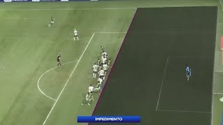 Lance do gol de Flaco Lopes anulado em Palmeiras x Flamengo  Veja o que o VAR fez INACREDITÁVEL [upl. by Buddie]