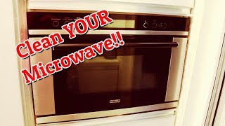 HOW TO CLEAN MICROWAVE FROM INSIDE IN HINDI [upl. by Darcey]