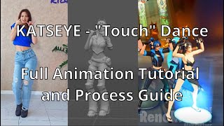 KATSEYE  quotTouchquot Dance  Cascadeur Tutorial First Hour Guide the other Two Hours just editing [upl. by Saval128]