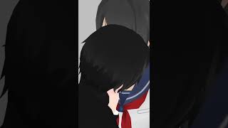 MMD Taro Yamada cute kiss to Ayano Aishi Yandere Simulator PrSensei012 [upl. by Aynnek26]