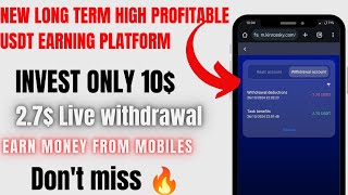 Minimum deposit amount 10USDT minimum withdrawal amount 27USDT [upl. by Hguh]