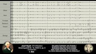 Haydn Digital Hoffstetter Streichquartett Nr 16 Hob III opus 3  orchestriert [upl. by Edie]