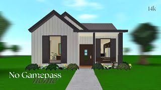 14k No Gamepass House  Roblox Bloxburg [upl. by Nerehs707]