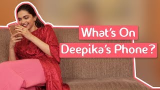 Whats On Deepika Padukones Phone  MissMalini [upl. by Erdna]