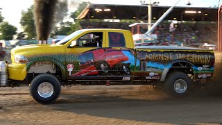 2023 TruckSemi Pulling Super Stock Diesel 4WD Trucks amp Pro Stock Semis OSTPA Tiffin OH [upl. by Constantia]