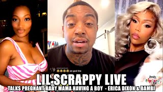 Scrappy Reacts To Meek Mill quotNo Diddyquot  Talks Pregnant BM Having A Boy Erica Dixon amp Bambi [upl. by Ahrat]