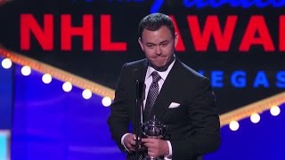 Jiri Hudler wins the Lady Byng Memorial Trophy [upl. by Nivrac238]