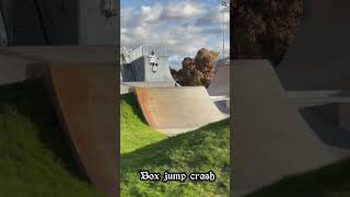 Box jump crash edit scooter scootering [upl. by Robinson]