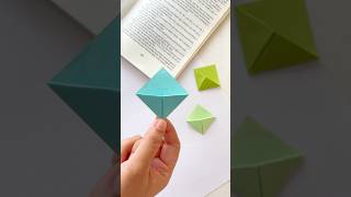 sticky note origami bookmark 1 minute craft  paper bookmark  post it note craft  easy origami [upl. by Gerianne425]