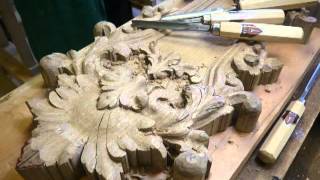 Cursus HOUTSNIJDEN 20122013  WOODCARVING CLASSES  Ornamental Woodcarving [upl. by Tnahs]