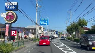 MOVING JAPAN【road trip】 TOKYO JAPAN【moving car】TOKYOTO【back road】MACHIDASHI THURUOKA [upl. by Ethelstan894]