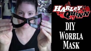 Harley Quinn Worbla Mask Tutorial [upl. by Ocsic]