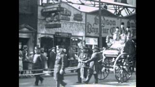 Firefighters Parade on Fulton Street – Brooklyn NY  circa 1930 [upl. by Anaitsirk]