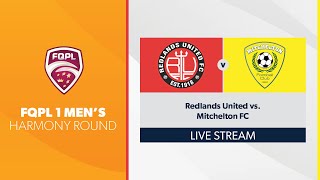 FQPL 1 Mens R2  Redlands United vs Mitchelton FC [upl. by Phenica80]