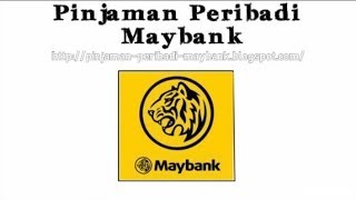 Pinjaman Peribadi Maybank Maybank Personal Loan [upl. by Pfeffer]