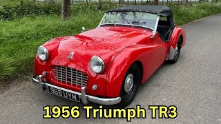 1956 Triumph TR3  50s Classic Cars 🌞 [upl. by Elroy]