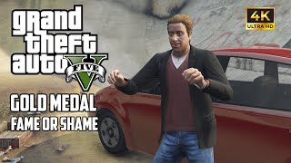 GTA 5  Mission 16  Fame or Shame Gold Medal Guide  4K 60fps  MrFoxy [upl. by Mini428]