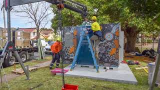 Ausgrid Community Battery Installation  Cabarita [upl. by Kaliski]