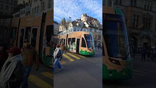 Tram3️⃣ Basel Schwitzerland🇨🇭 tram straßenbahnen travel visit schwitzerland shorts yt [upl. by Ardnal]