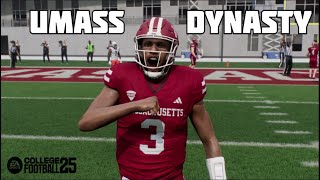 College Football 25 U Mass Minutemen Dynasty  EP4 vs Bowling Green [upl. by Hannis121]