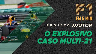 VETTEL x WEBBER e o caso MULTI21 no GP da Malásia  F1 em 5 Minutos [upl. by Razec]