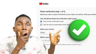 How to Verify Your YouTube Channel  Verify Phone Number [upl. by Eecyaj]