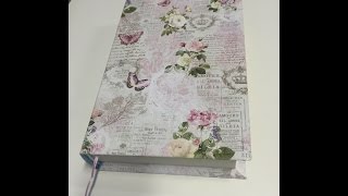 Tutorial Come rivestire un libro  How to cover a book [upl. by Artaed]