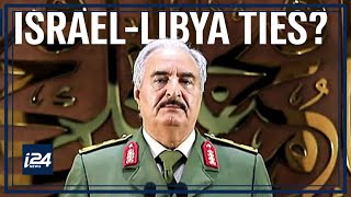 Report son of Libyan warlord Haftar visited Israel [upl. by Geer]