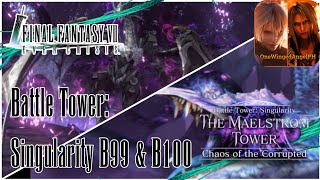 FF7 Ever Crisis  Battle Tower Singularity B99 amp B100 vs Leviathan amp vs Bahamut [upl. by Lauryn452]