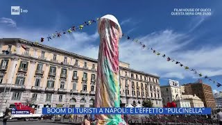 Napoli il quotPulcinellaquot delle polemiche parlano i figli di Pesce  La Vita in diretta 15102024 [upl. by Anaitsirk]