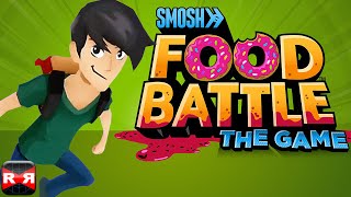 MURDERING DONUTS IN FOOD BATTLE THE GAME Gametime w Smosh Games [upl. by Anayrb]