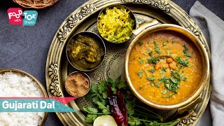 Khatti Meethi Gujarati Dal Recipe  Gujarati Tuvar Dal Recipe  No Onion No Garlic Dal recipe [upl. by Kaden899]