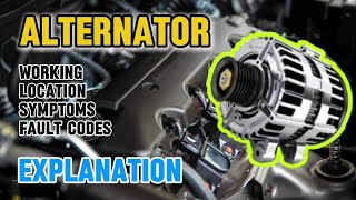 ALTERNATOR workinglocationSymptoms AND ● Testing of alternator [upl. by Telfer]