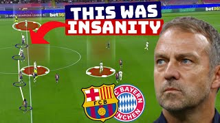 How Flick Destroyed The Bayern Machine  Tactical Analysis  Barcelona 41 Bayern Munich [upl. by Natanhoj]