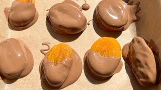 Chocolate apricots coated or dipped 🍫 chocolate cadburydairymilkchocolate apricots [upl. by Marena549]