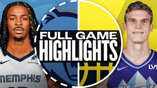 GRIZZLIES at JAZZ  FULL GAME HIGHLIGHTS  October 23 2024 [upl. by Ahsiuqel]