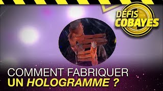 Comment fabriquer un hologramme   Défis Cobayes  France 4 [upl. by Masao643]