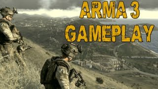 ARMA 3 Multiplayer Gameplay Escape From Stratis Alpha [upl. by Deland]