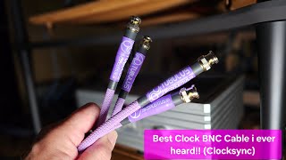 Tubulus Concentus Clock BNC Cable Denafrips Arce Clocksync with Terminator Plus OCXOs [upl. by Acisej462]