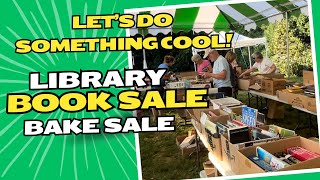 Autumn vlog Library Used Book Sale amp Bake sale [upl. by Chaunce]