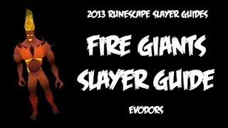 RuneScape  Fire Giants Slayer Guide [upl. by Cathrine]