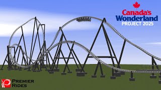 Canada’s Wonderland Project 2025 Premier Rides Multi Launch Concept Ultimate Coaster 2 [upl. by Hank]