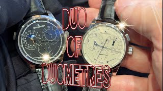 JaegerLeCoultre Duometre quantième lunaire and chronographe [upl. by Hgielrac]