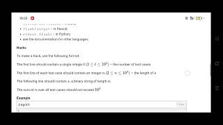 Solution of Q  E Kachinas Favorite Binary String  Codeforces Round 988Div3codeforces [upl. by Havstad]