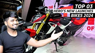 Top 03 Hero MotoCorp🔥New Bike Launches FT Xtreme 250R Xpulse 210 Karizma Xmr 250  Hero Eicma [upl. by Dorion622]