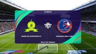 Mamelodi Sundowns vs Mbabane Swallows 21092024 CAF Champions League PES 2021 [upl. by Harv]