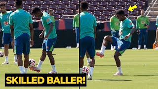 Rodrygo showcased his baller skills during Brazil training ahead Mexico game  Football News Today [upl. by Groark]