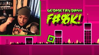 HILARIOUS GEOMETRY FK GEOMETRY DASH RAGE [upl. by Onimod]