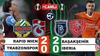 Başakşehir 20 Iberia  Rapid Wien 20 Trabzonspor  Avrupa Ligi  Konferans Ligi [upl. by Anrahc30]